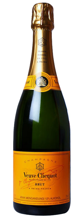 Veuve Clicquot NV Brut Yellow Label Champagne - 750 ml bottle