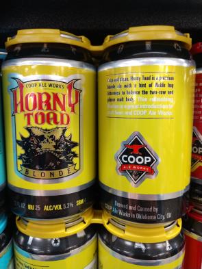 Coop Ale Works - Horny Toad (12 pack 12oz cans) (12 pack 12oz cans)