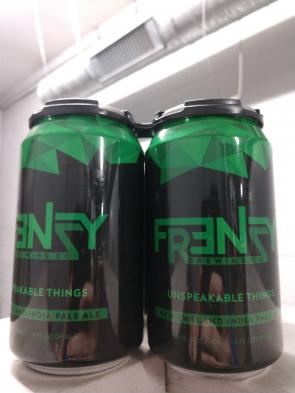 Frenzy Brewing Co - Unspeakable Things (4 pack 12oz cans) (4 pack 12oz cans)