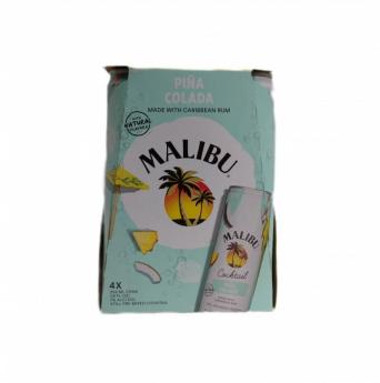 Malibu - Pina Colada NV (4 pack cans) (4 pack cans)