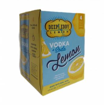 Deep Eddy - Lemon Vodka & Soda NV (4 pack cans) (4 pack cans)